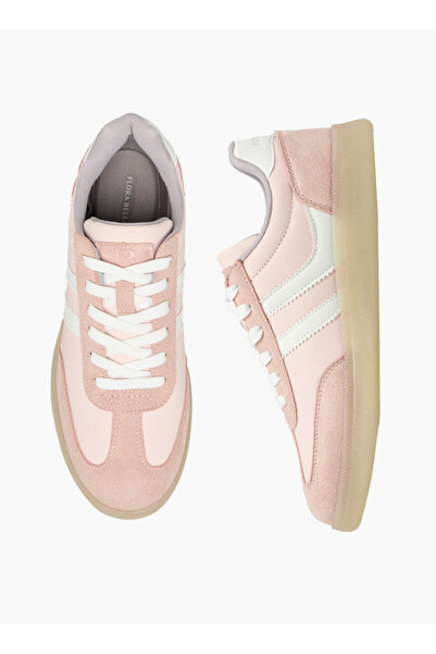Flora Bella by Shoexpress Women Panelled Lace-Up Ankle Sneakers