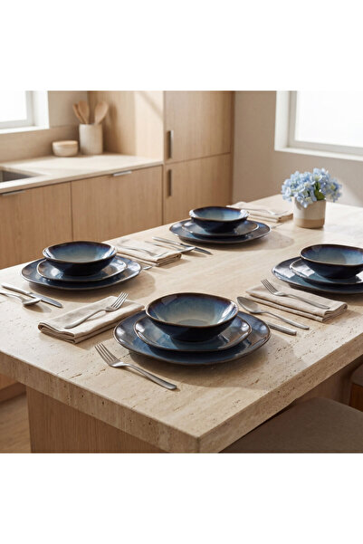 Güral Porselen Ütopya Valeron 12 Parça 4 Kişilik Yemek Takımı 12082