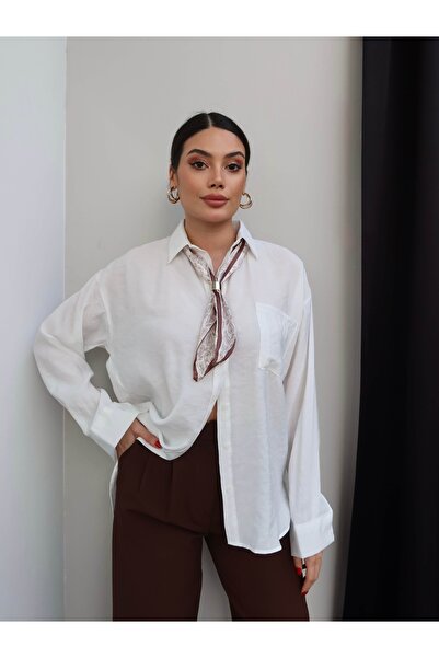 ESRAHELVACI Scarf Collar Shirt