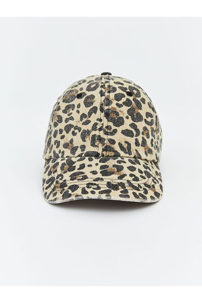 LC Waikiki Leopar Desenli Kadın Kep Şapka