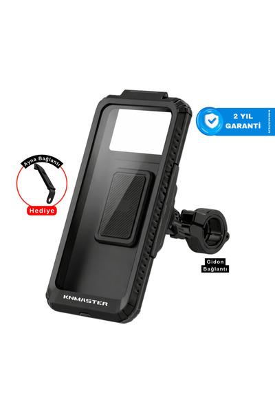 Knmaster TT-950 Tüm Motosikletlere Uyumlu Kapalı Telefon Tutucu