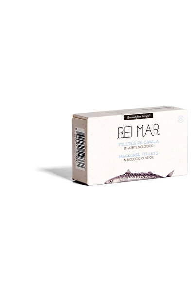 Belmar File de Macrou artizanal premium in ulei de masline Biologic 120 gr