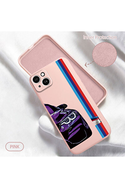 Hontinga حافظة هاتف من السيليكون الناعم لهاتف iPhone 14 Plus متوافقة مع نمط B...