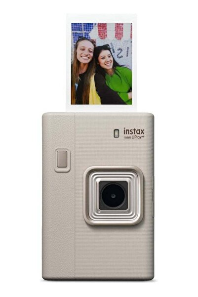 Fujifilm instax mini LiPlay+ Sand Beige, hybrid instant camera