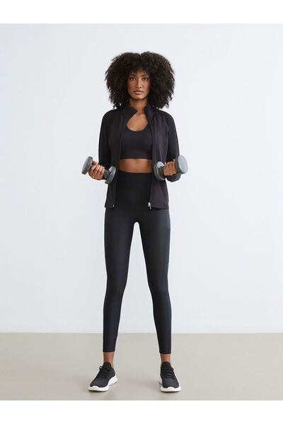 LC Waikiki Women's Sports Leggings with Elastic Waist