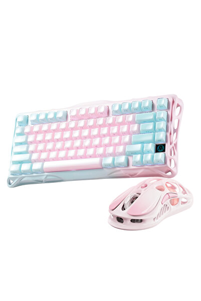 Gravastar Mercury K1 Lite Mekanik Gaming Klavye ve M1 Pro Kablosuz Optik Mous...
