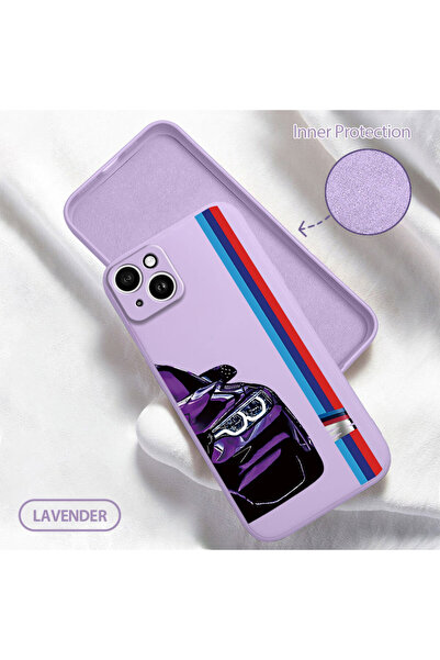 Hontinga حافظة هاتف من السيليكون الناعم لهاتف iPhone 14 Plus متوافقة مع نمط B...