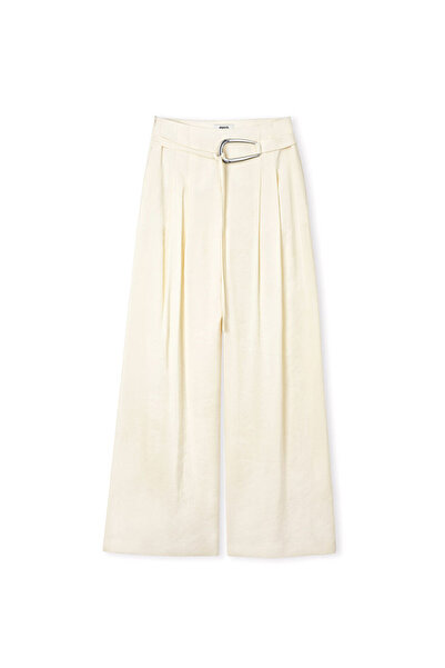 İpekyol Metal tokalı kuşaklı pantolon