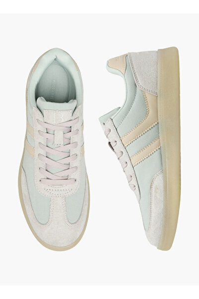 Flora Bella by Shoexpress Women Panelled Lace-Up Ankle Sneakers