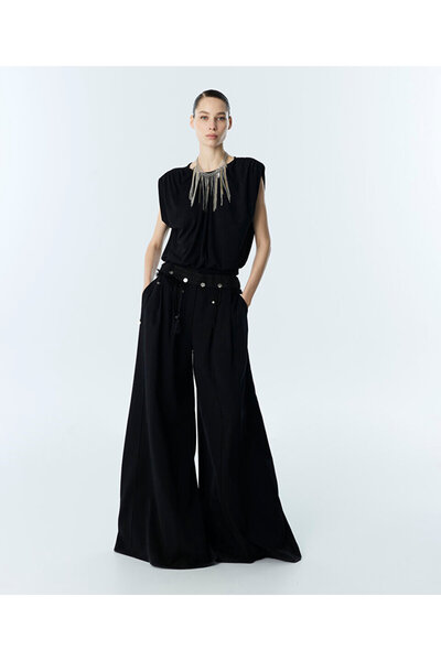 Twist PÜSKÜLLÜ KEMERLİ PANTOLON