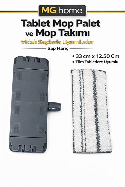 VENON Sap Hariç ❤️ Tablet Mop Paleti Ve Mikrofiber Mop ❤️ 2 TARAF GEÇMELİ ❤️ ...
