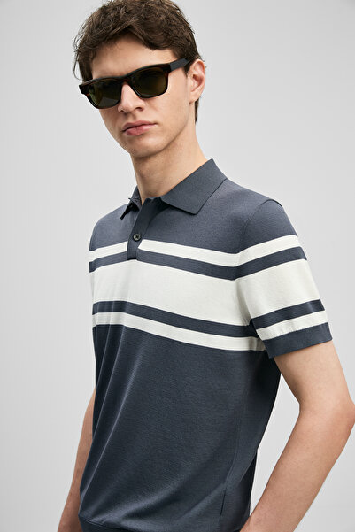 Lufian Brando Men's Modal Blended Sweater Gray