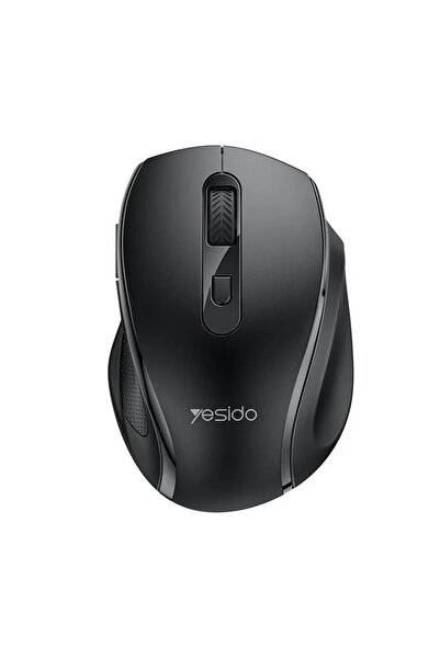 Yesido Wireless Mouse, 2.4GHz, 1600 DPI, Silent, 6 Buttons, Black