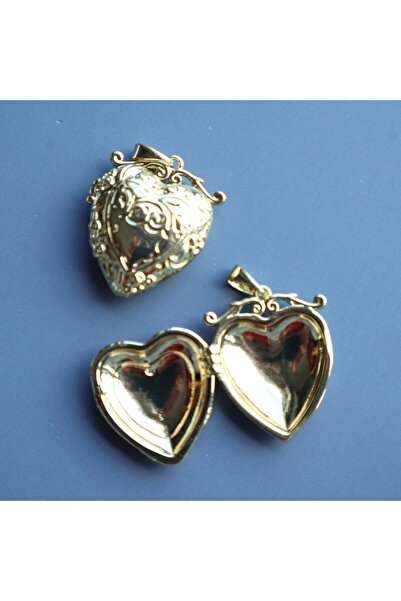 B Design jewelry قلادة فيلوريا على شكل قلب قابلة للفتح