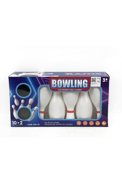 Toybox Kids Bowling Set Educational Mini Bowling Set Indoor Outdoor Games Set...