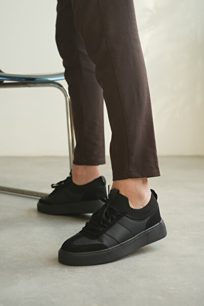 BESKAR Kb 010 Kuback Charcoal Skin Casual Men's Shoes