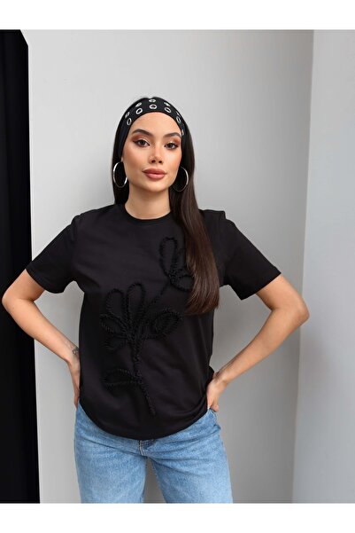 ESRAHELVACI Flower Pattern Tshirt