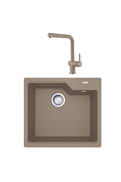 Franke URBAN UBG 610-56 Oyster Granit Evye Active Plus Doccia 2.0 Batarya Set
