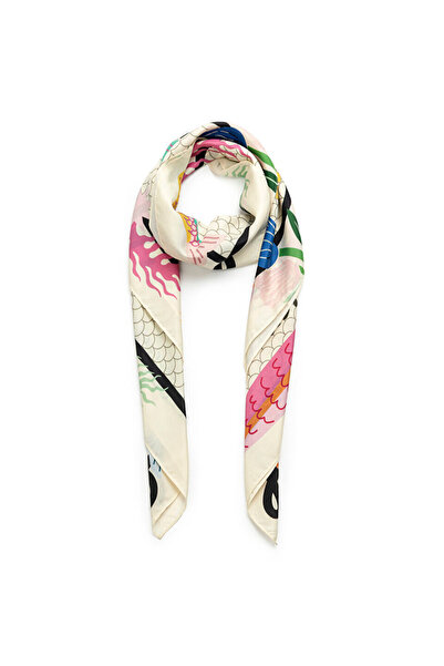 Twist MARİN TEMALI GÖRSEL BASKILI FULAR