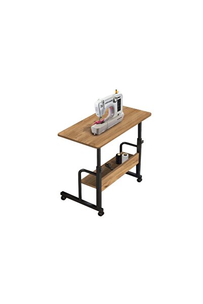 Vivense Yükseklik Ayarlı Dıkış Makınesı Sehpası, Çam, 70X40