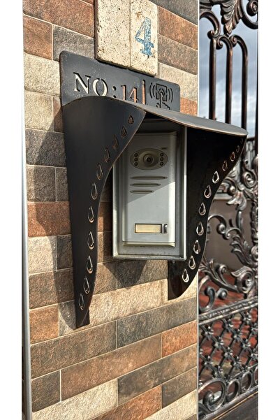 Yüksel Pres Dış Kapı Diafon Yağmurluk Korumalık Kişiye Özel Numaralık