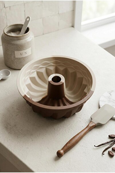 EWs قالب كيك من السيليكون ومقاوم للالتصاق ومقاوم للحرارة (16 سم)