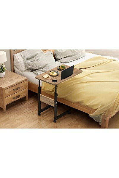 Vivense Bambu Yükseklik Ayarlı Sehpa, Atlantik Çam, 60X40