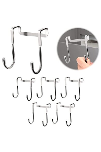 Arabest 6Pcs Over the Door Hooks,Double S Shaped,Duty Multi purpose Cupboard ...
