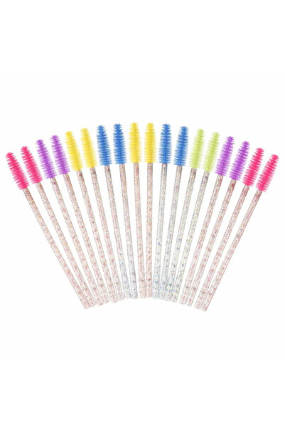 Barhat 20 Sets of multicolor mascara brushes with glitter - 1000 pieces