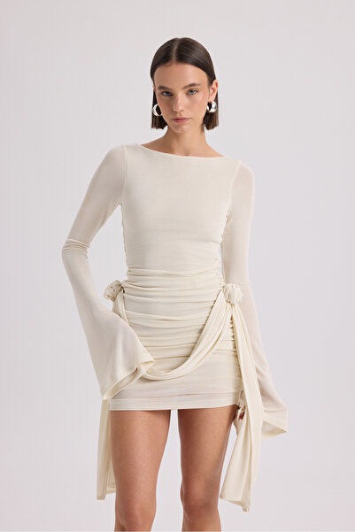 MAI STUDIOS CO. فستان أفينيا جول ديتيل إكرو ميني