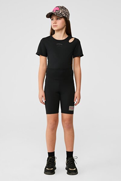 Tyess Μαύρο καλσόν για κορίτσια BG Store