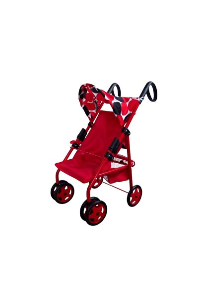 Wang Cărucior pentru Păpuși Maja, cu Roți Rotative, Metalic