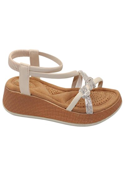 Bluefeet Akç A32 Cream Stone Women's Sandals Shoes