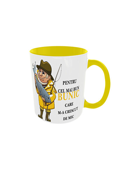 OEM Personalized Grandpa Fisherman Mug, 350ml – The Ideal Gift for Any Occasion