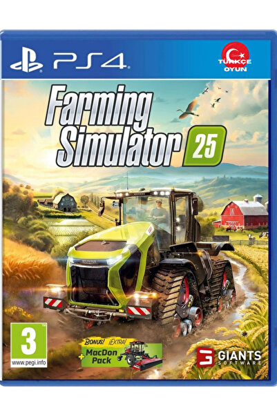 Giants Software Farming Simulator 2025 Türkçe Ps4 ve Ps5 Uyumlu Dijital