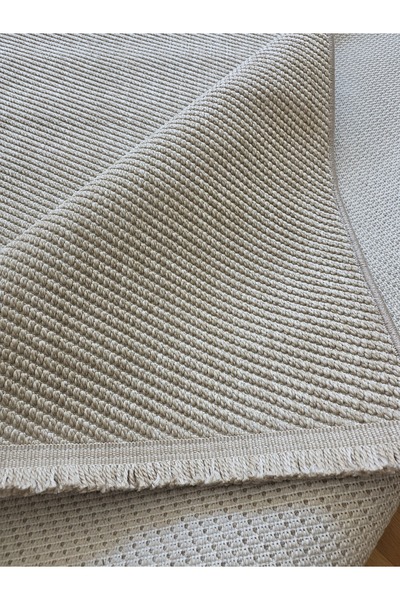 Evrium Home Lara 03 Bej Sisal İskandinav Yumuşak Özel Ölçü Kolay Temizlenen S...