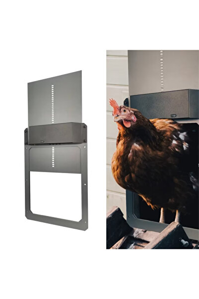 Kadıoğlu Zentra VIP Işık Sensörlü Alüminyum Otomatik Kümes Kapısı