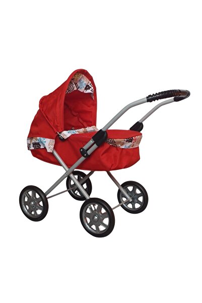 Wang Cărucior pentru Păpuși Kaja LUX, Metalic, Roșu
