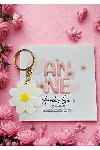 HEN GSM 10 adet papatya anahtarlık anneler günü ramazan 8 mart kadinlar gunu