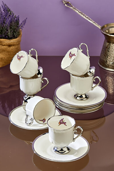 Cooker Lavin 6-Person 90 ml Porcelain Coffee Cup Set Ckr3865