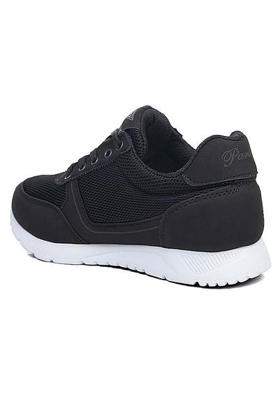 Bluefeet Parley Black White Women's Daily Lace-Up Sports Shoes