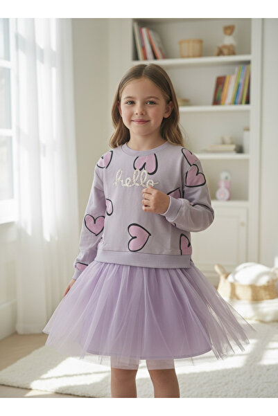 Pufiko Kids Sequin Embroidered Tulle Girls' Dress