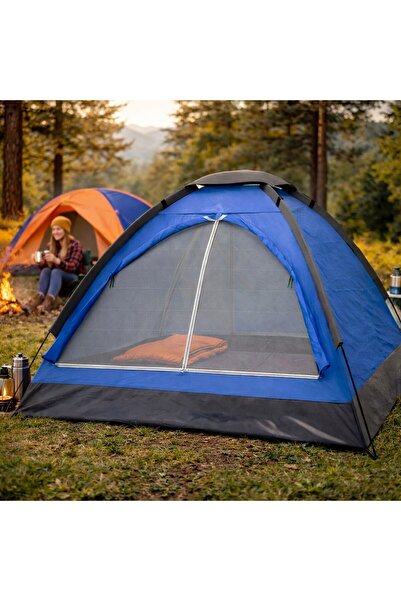 sylar 3 Kişilik Kamp Çadırı Manuel Kurulum Düz Kapılı Outdoor Dayanıklı Kamp ...