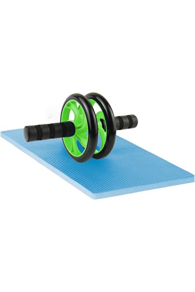 Alcoach Abdominal exercise wheel, equipped with a knee mat and foam handles, ...