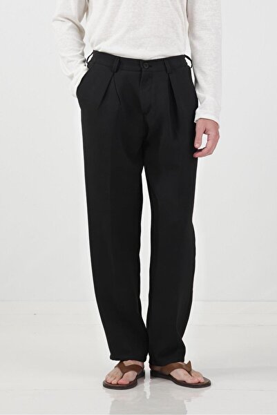 GIESTO Με υφή ΚΛΑΣΙΚΟ ΜΑΥΡΟ ΠΛΙΣΕ ΠΑΝΤΕΛΟΝΙ