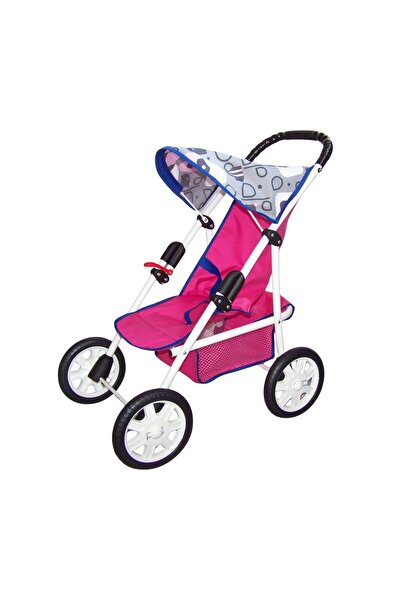Wang Daria Lux Doll Stroller, Metallic
