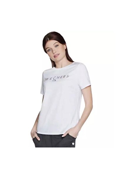 SKECHERS Tricou damă alb, mărimea L, EU