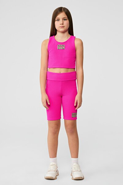 Tyess Κολάν νέον ροζ για κορίτσια BG Store