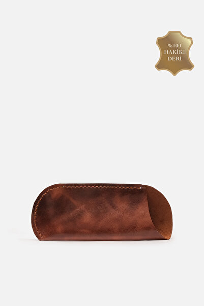 MAFİ Lunara Genuine Leather Handmade Genuine Leather Glasses Case