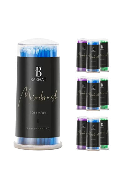 Barhat 24 Seturi microbrush pentru extensii de gene – 2400 bucati